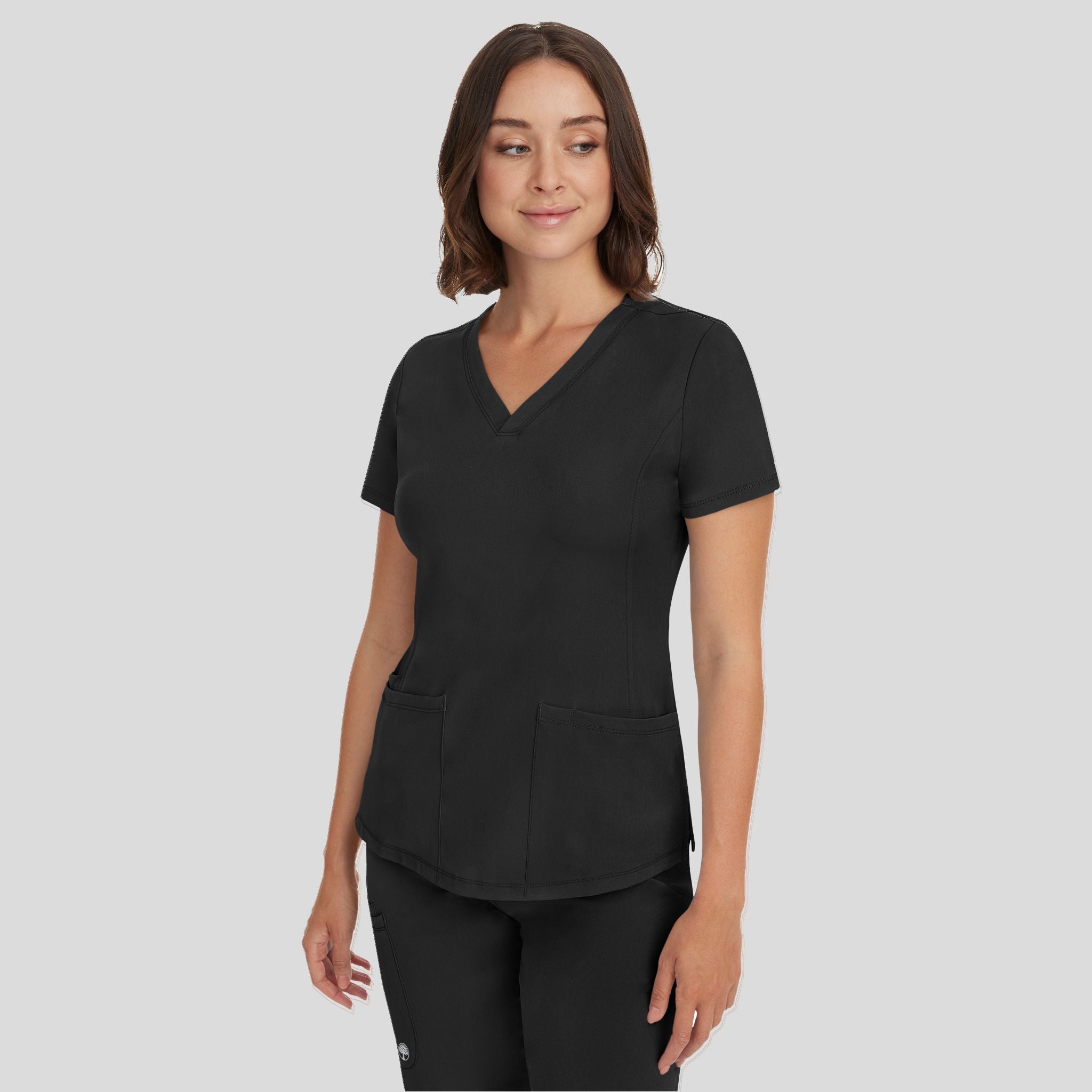 Women's Monica V-Neck Solid Scrub Top