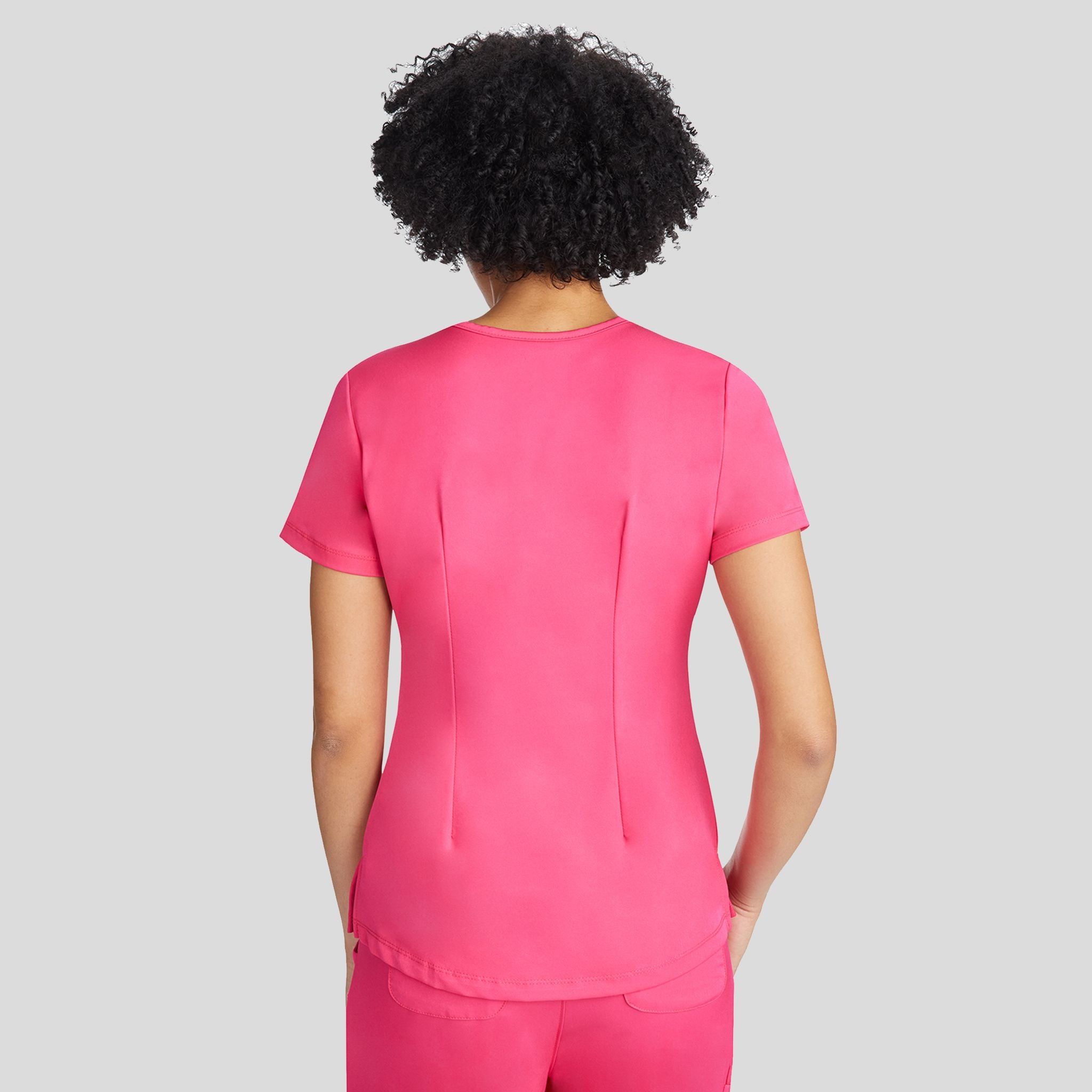 Women's Monica V-Neck Solid Scrub Top