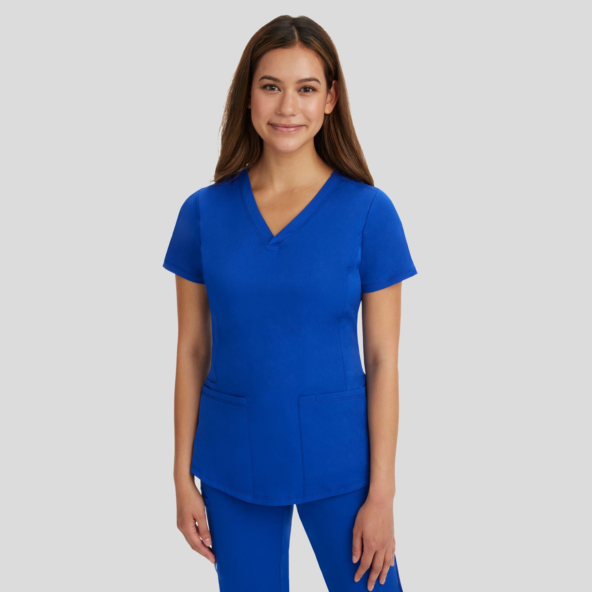 Women's Monica V-Neck Solid Scrub Top