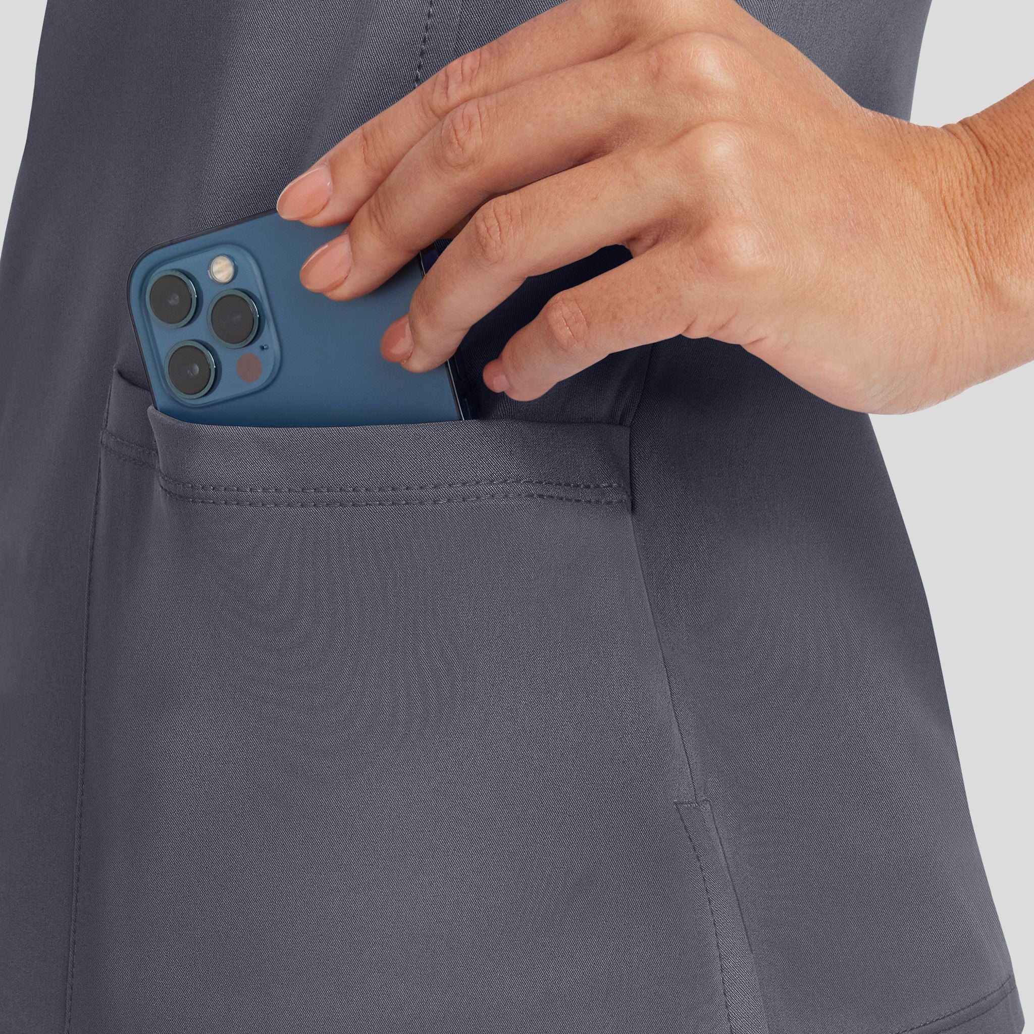 Women's Monica V-Neck Solid Scrub Top