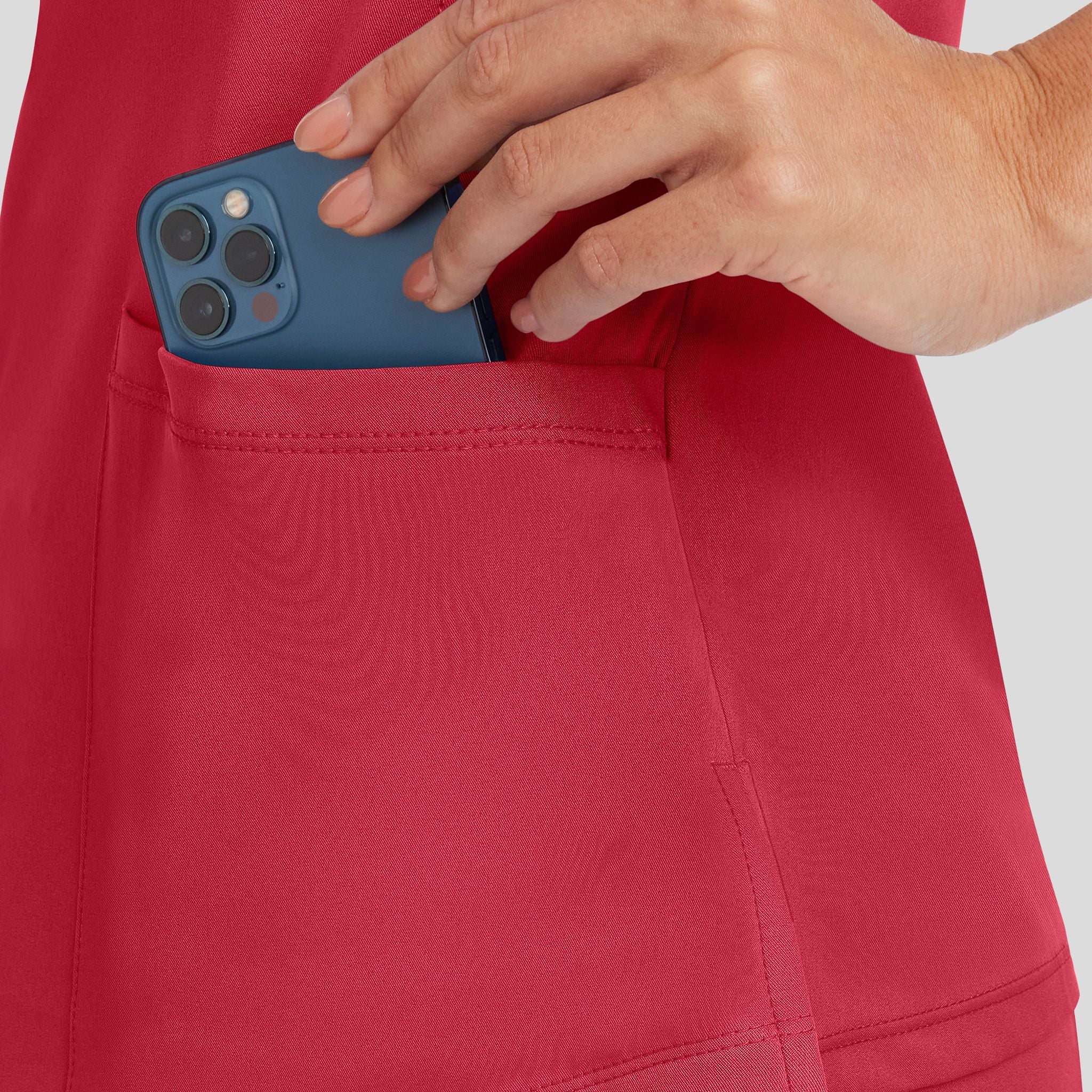 Women's Monica V-Neck Solid Scrub Top