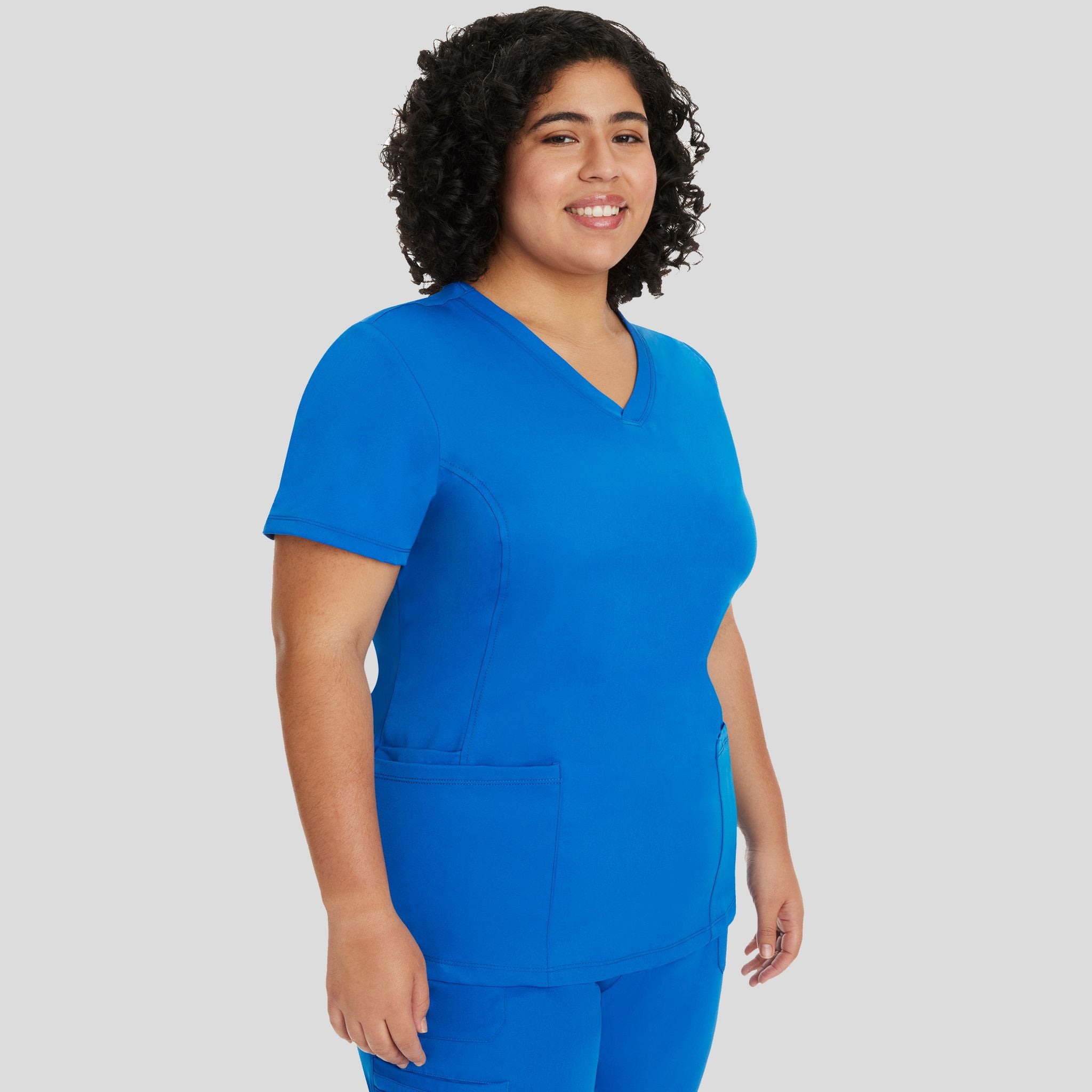 Women's Monica V-Neck Solid Scrub Top