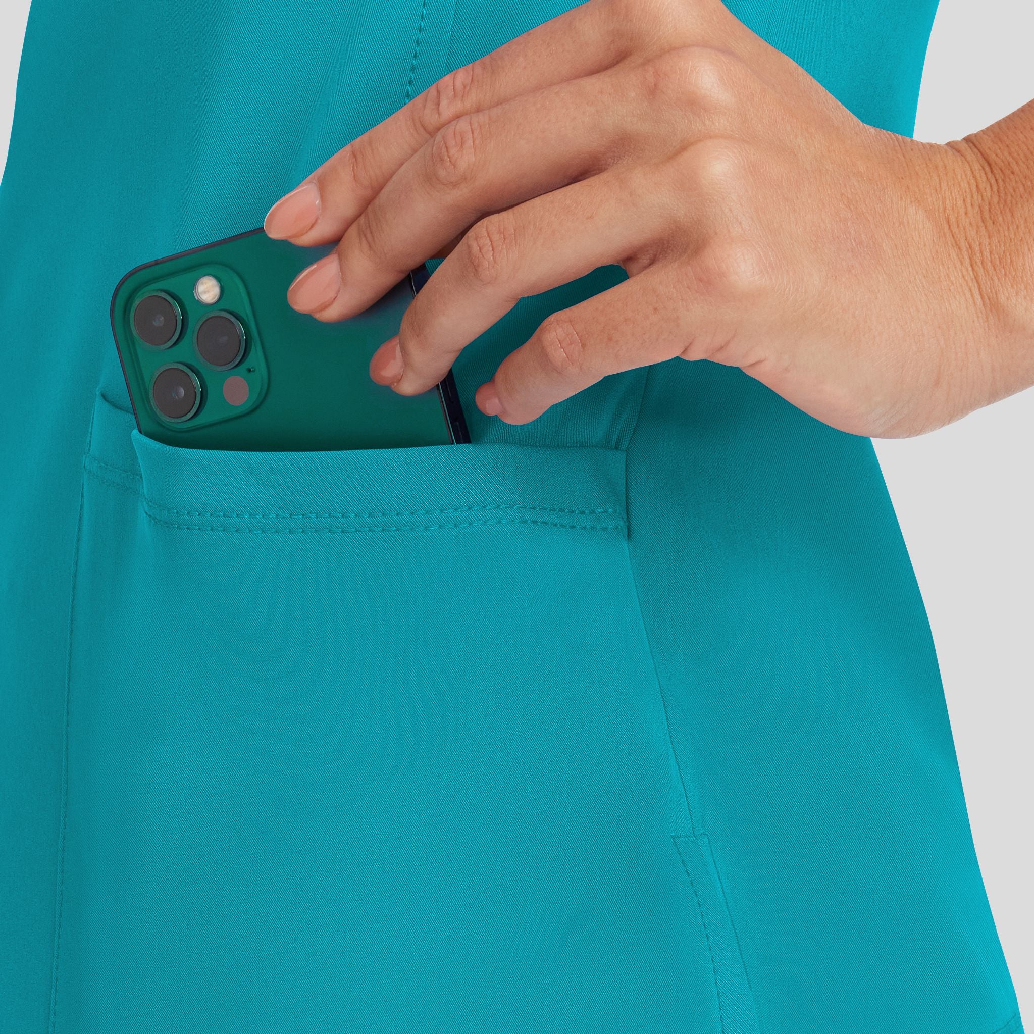 Women's Monica V-Neck Solid Scrub Top