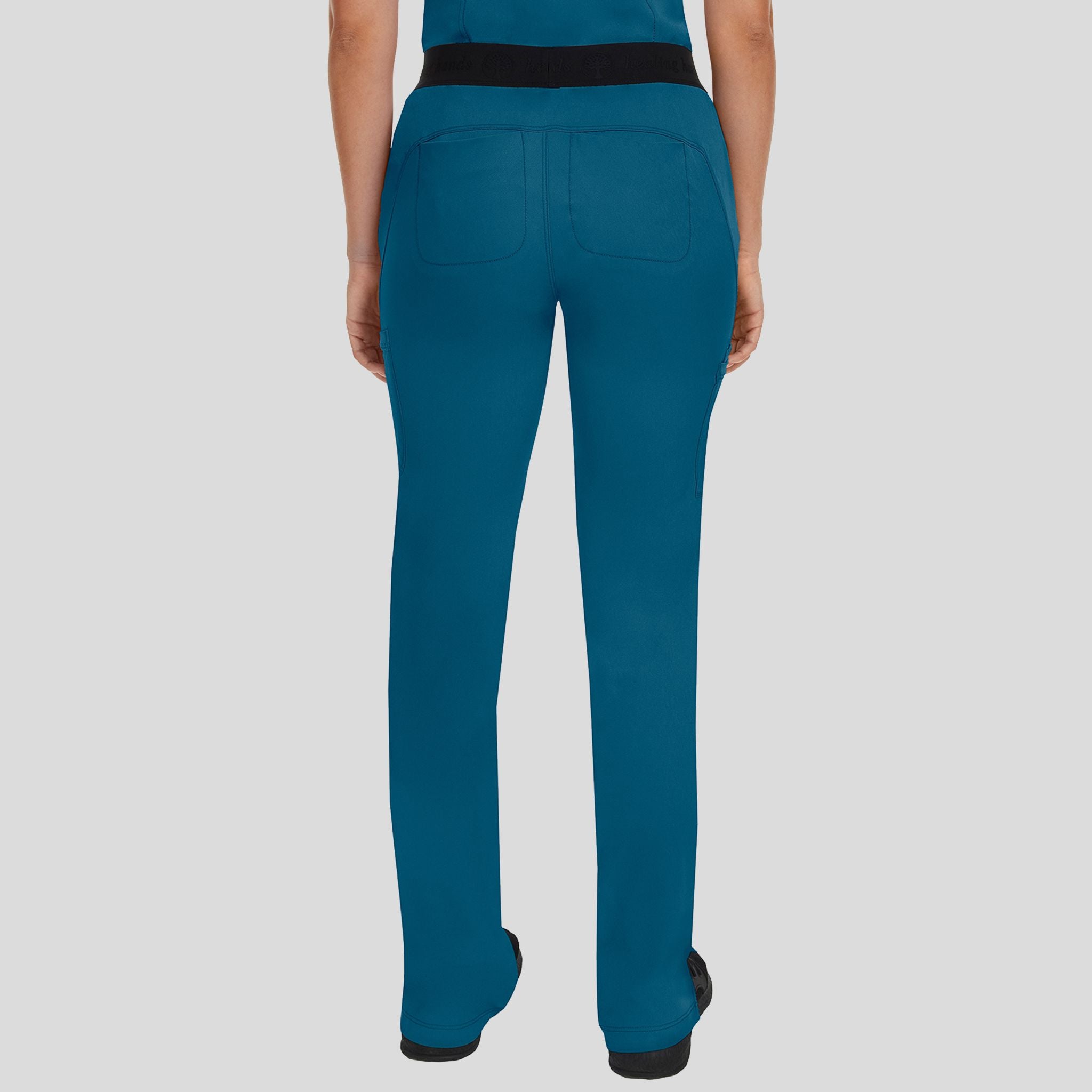 Women's Rachel Elastic Waistband Cargo Scrub Pant