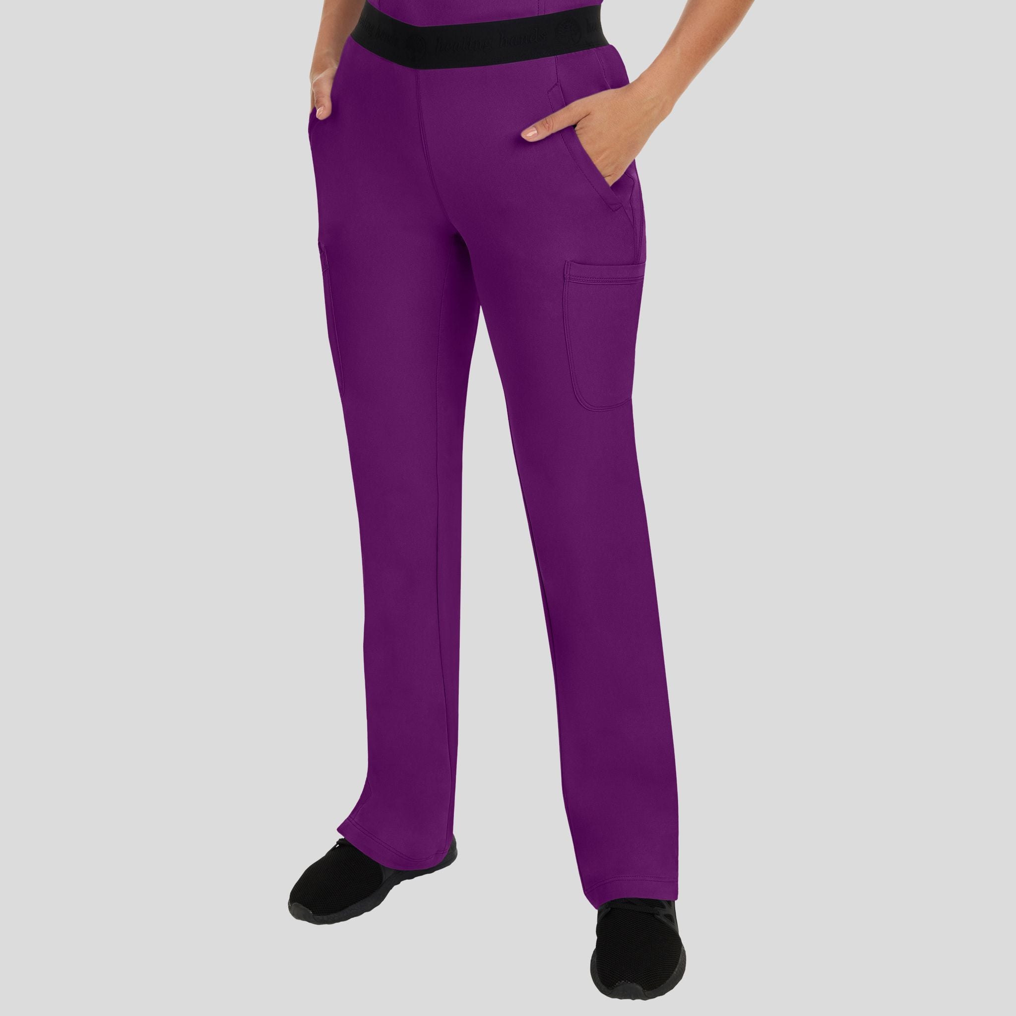 Women's Rachel Elastic Waistband Cargo Scrub Pant