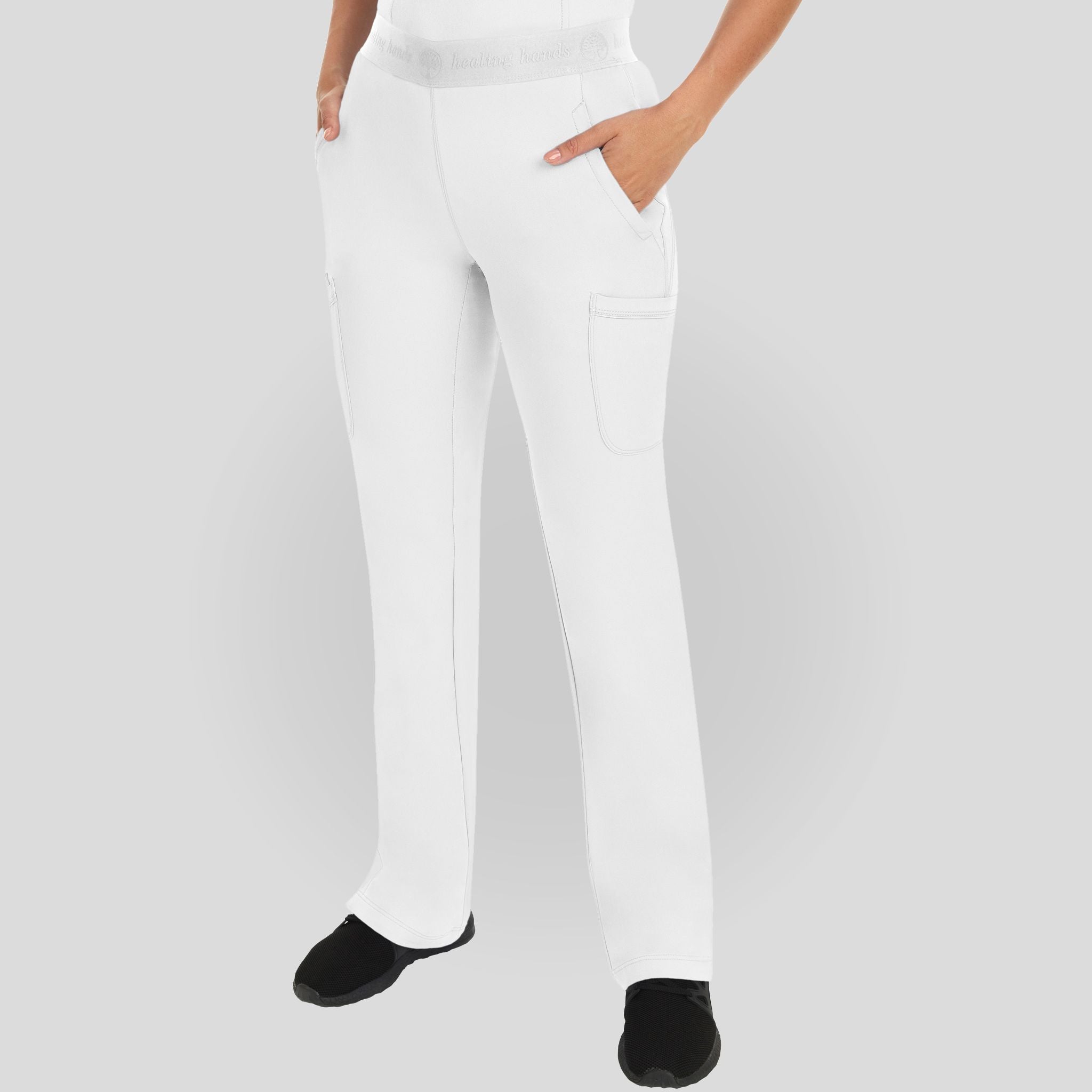 Women's Rachel Elastic Waistband Cargo Scrub Pant