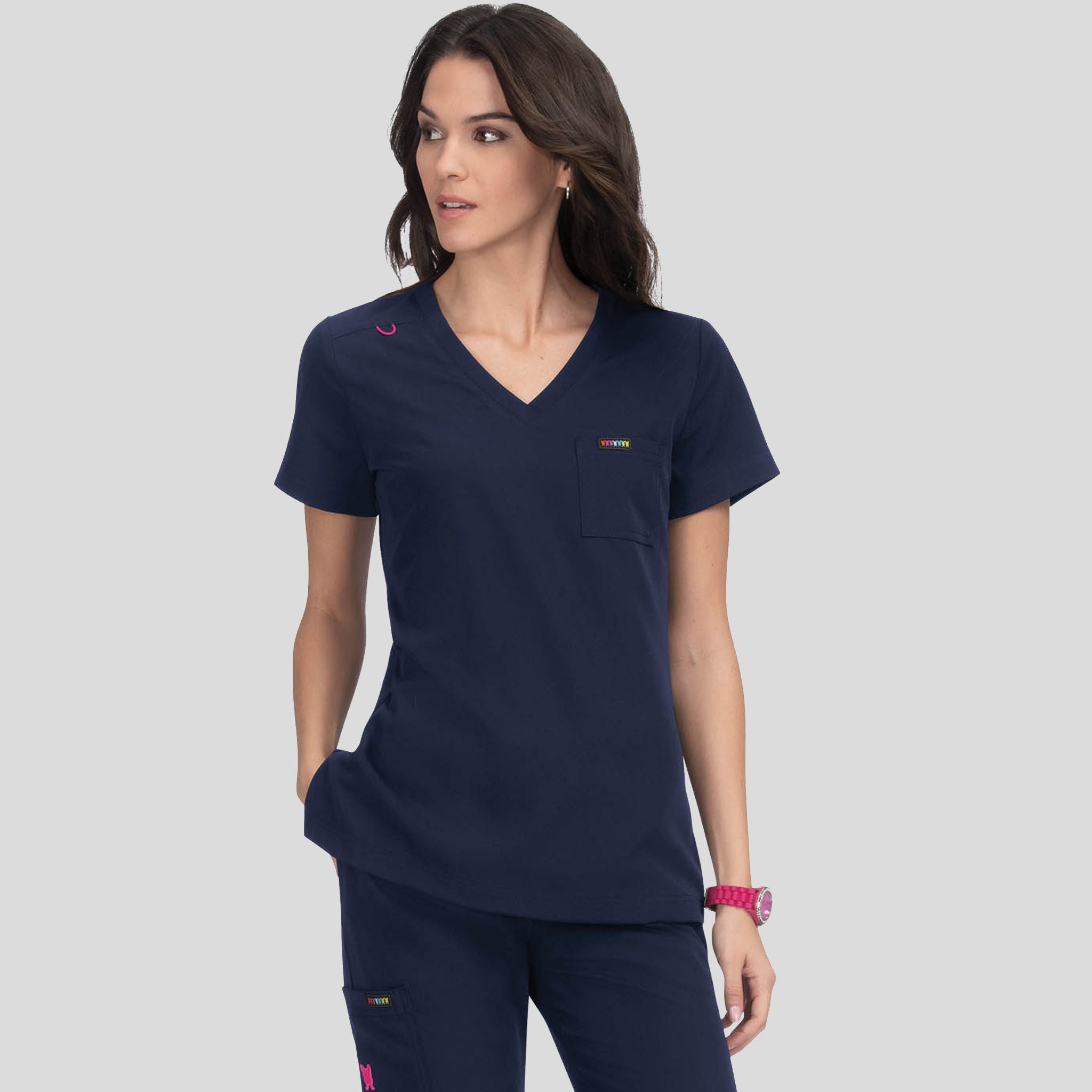 Coco Women's 1-Pocket Tuck-In Scrub Top