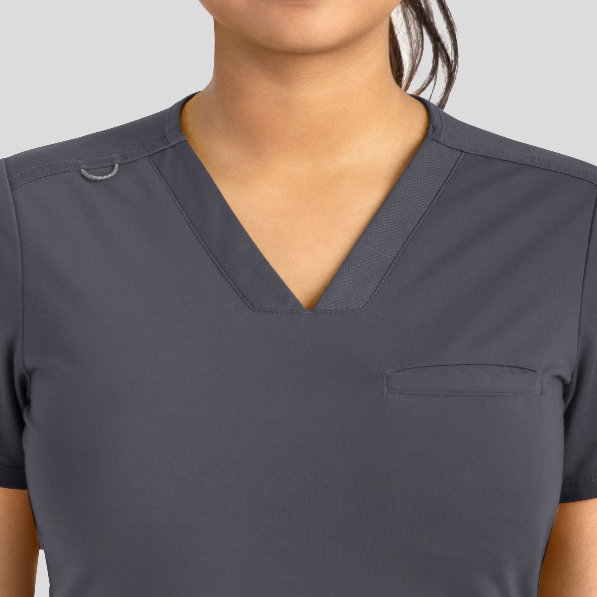 Women's Banded V-Neck Top