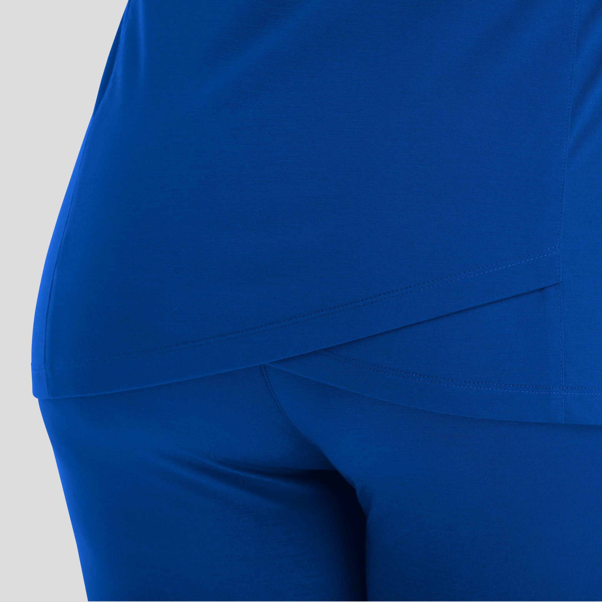 Women's Curved V-Neck Top