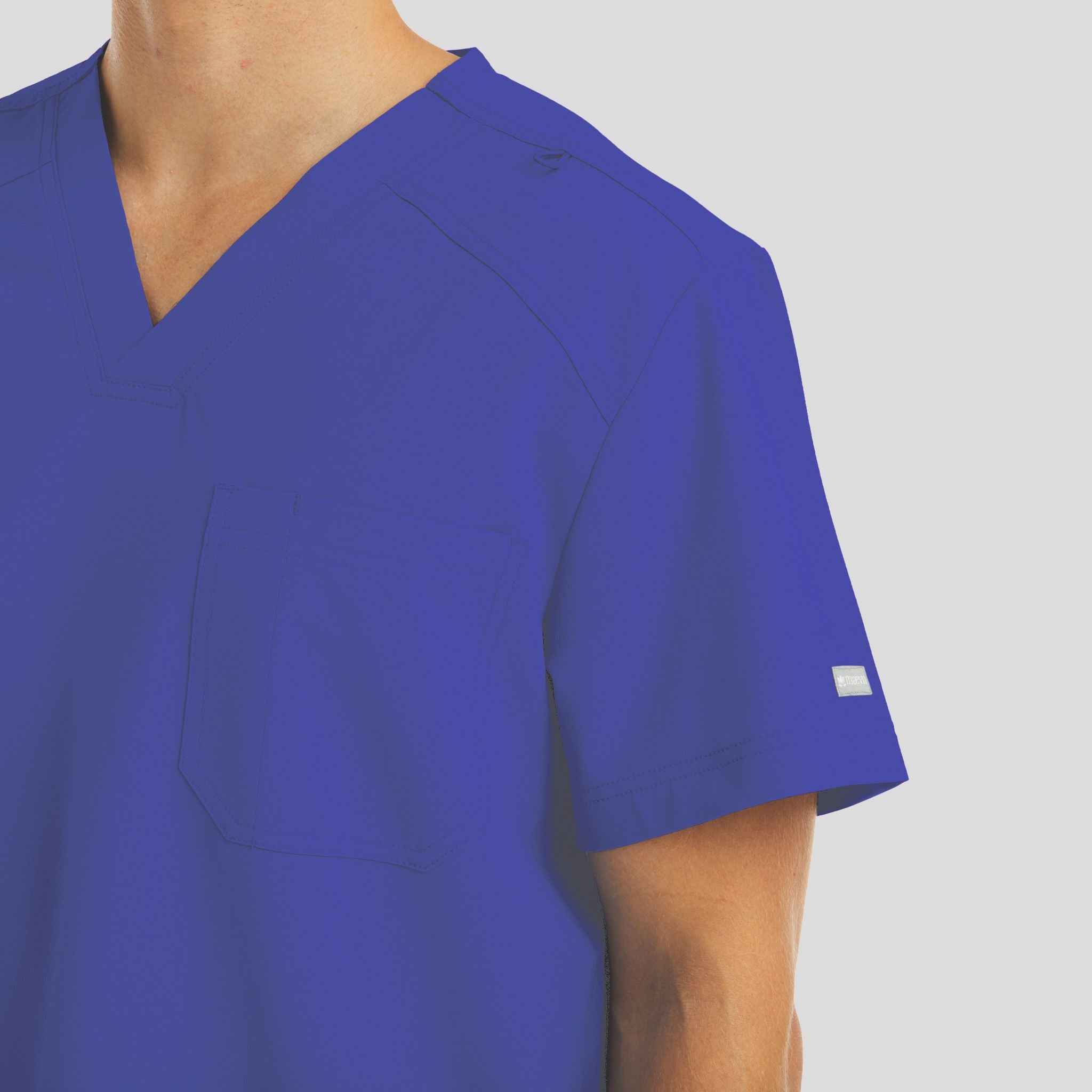 Chest Pocket V-neck Top