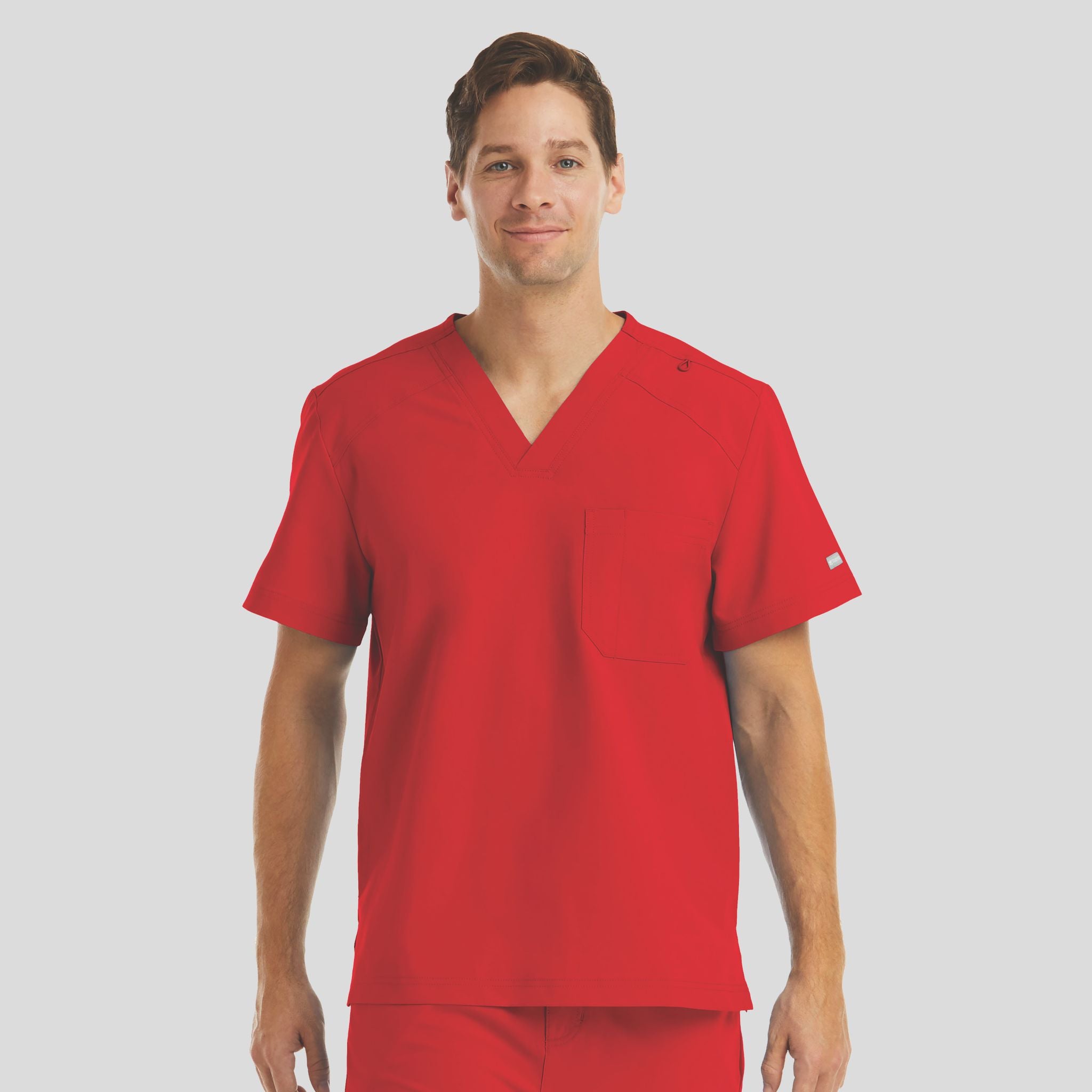 Chest Pocket V-neck Top