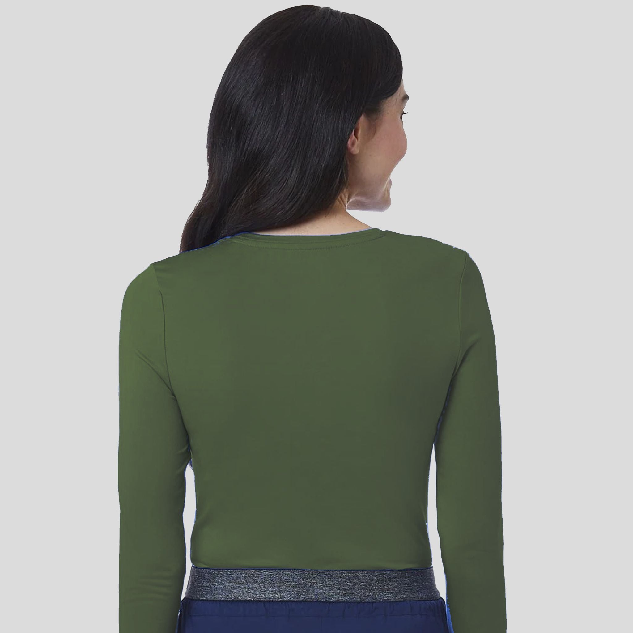 Women's Basic Long Sleeve Under Scrub Tee