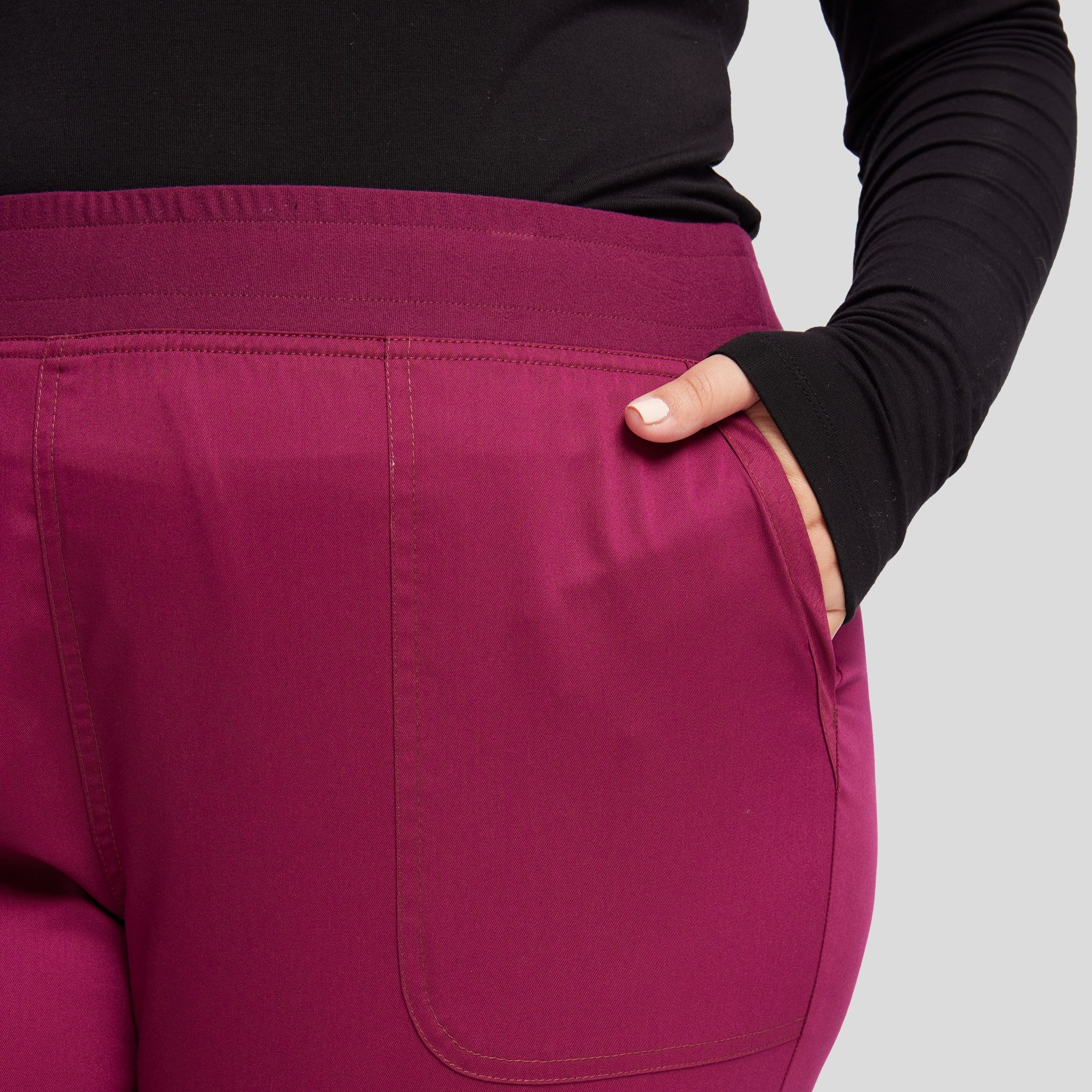 Women's Mid Rise Jogger Scrub Pant