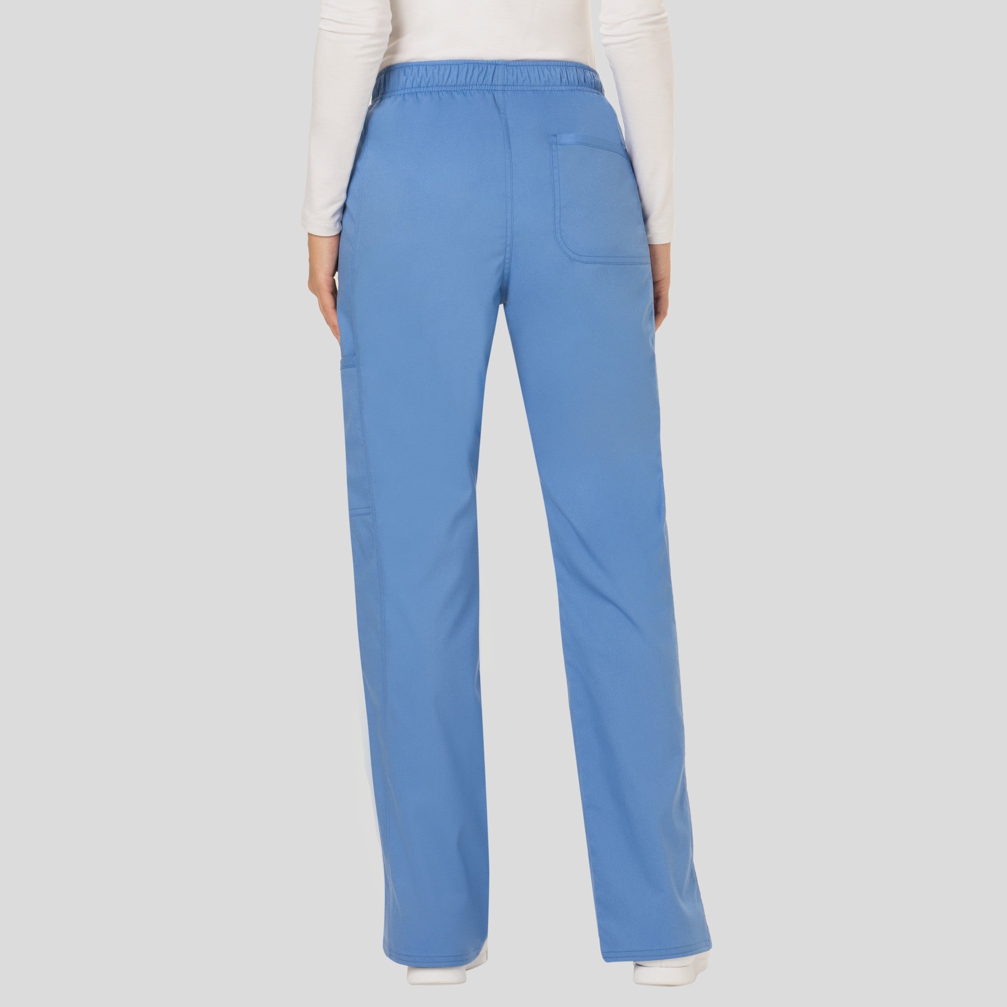 Women's Drawstring Flare Scrub Pant