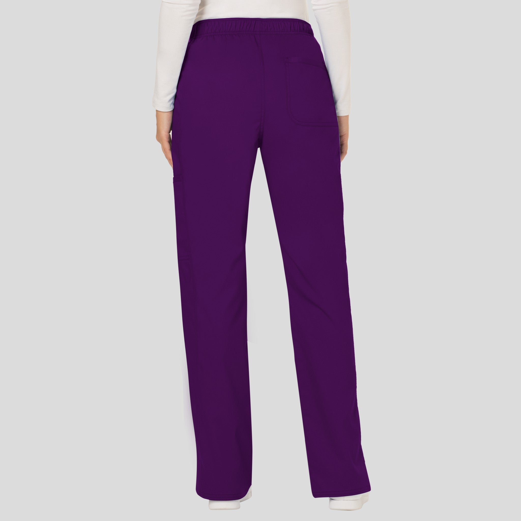 Women's Drawstring Flare Scrub Pant