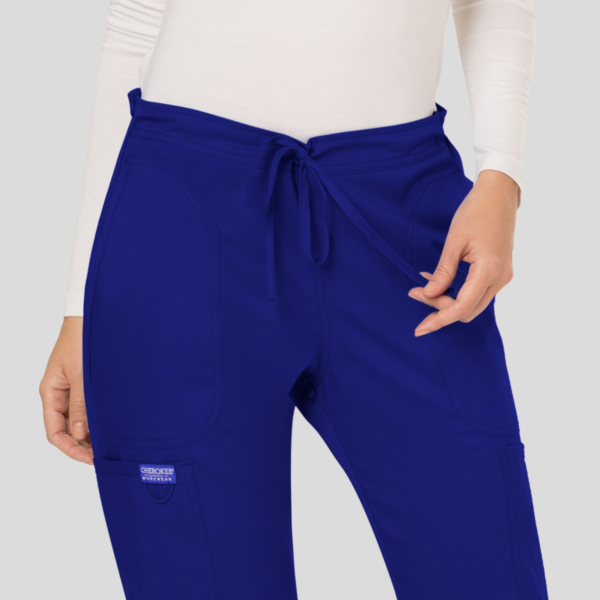 Women's Drawstring Flare Scrub Pant
