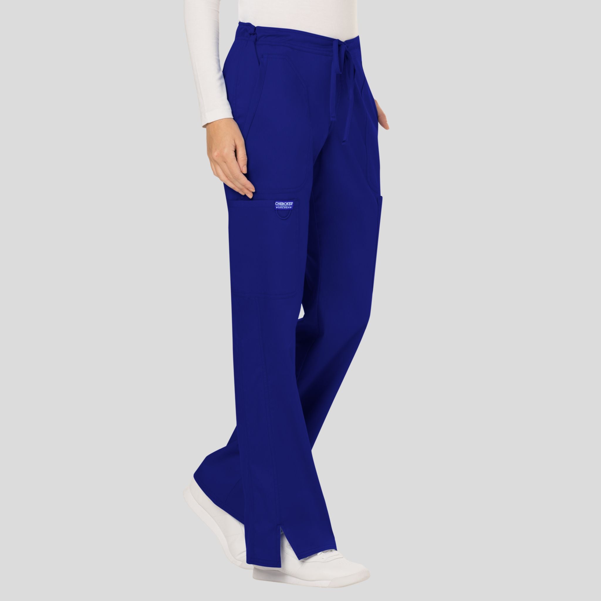 Women's Drawstring Flare Scrub Pant