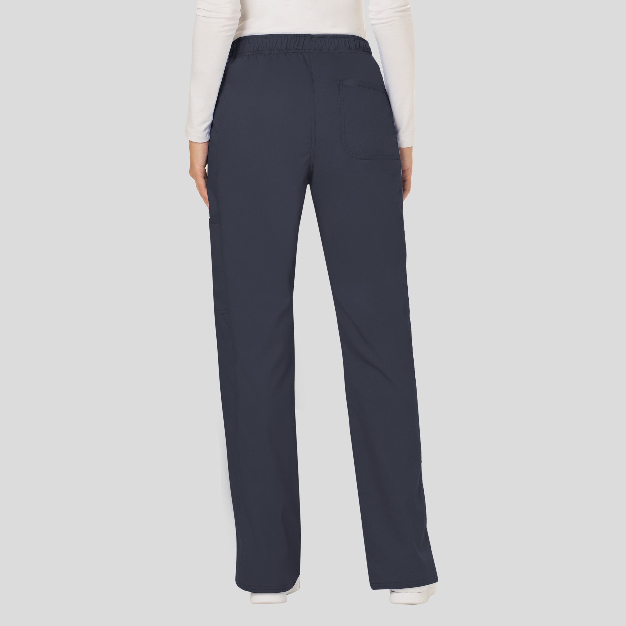 Women's Drawstring Flare Scrub Pant