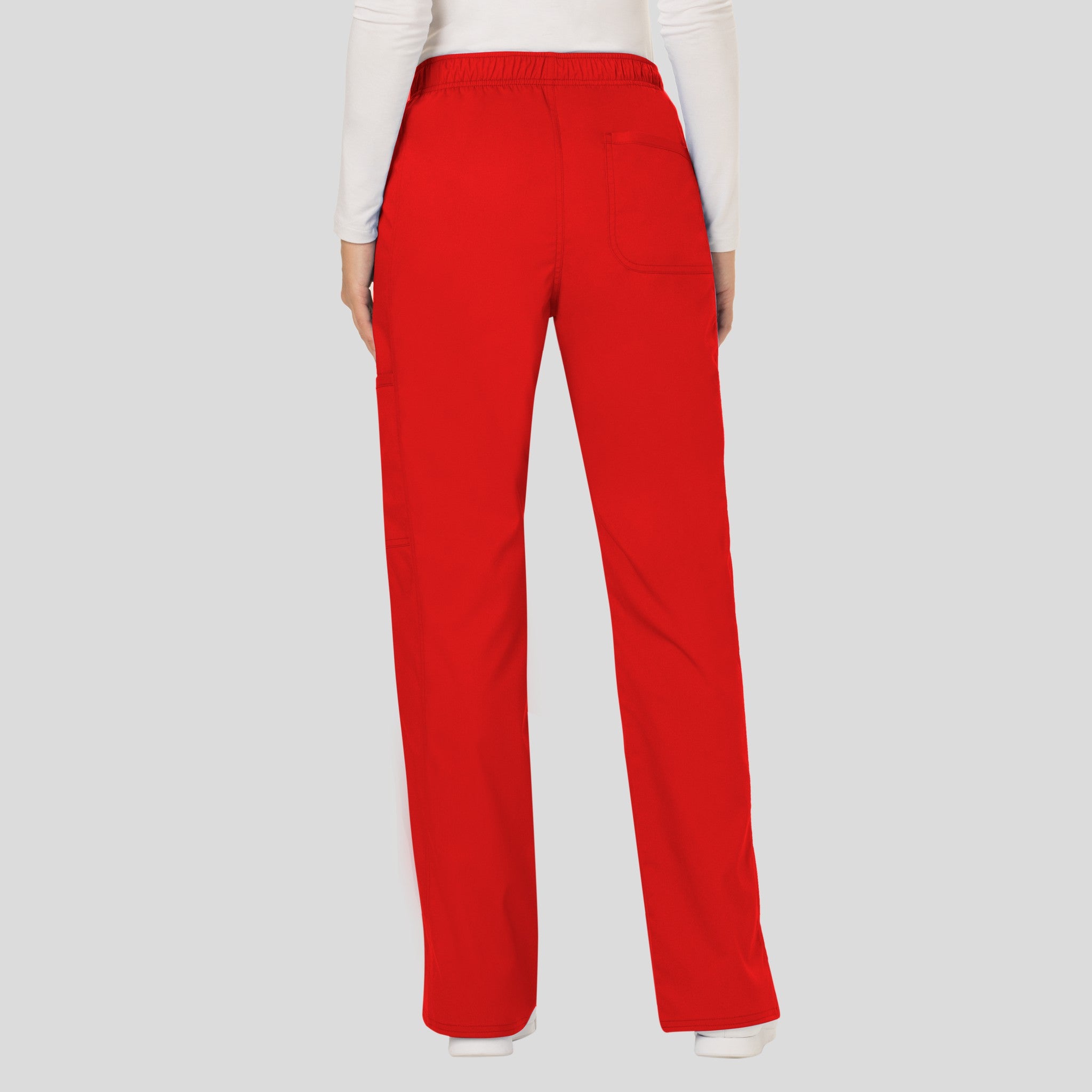 Women's Drawstring Flare Scrub Pant