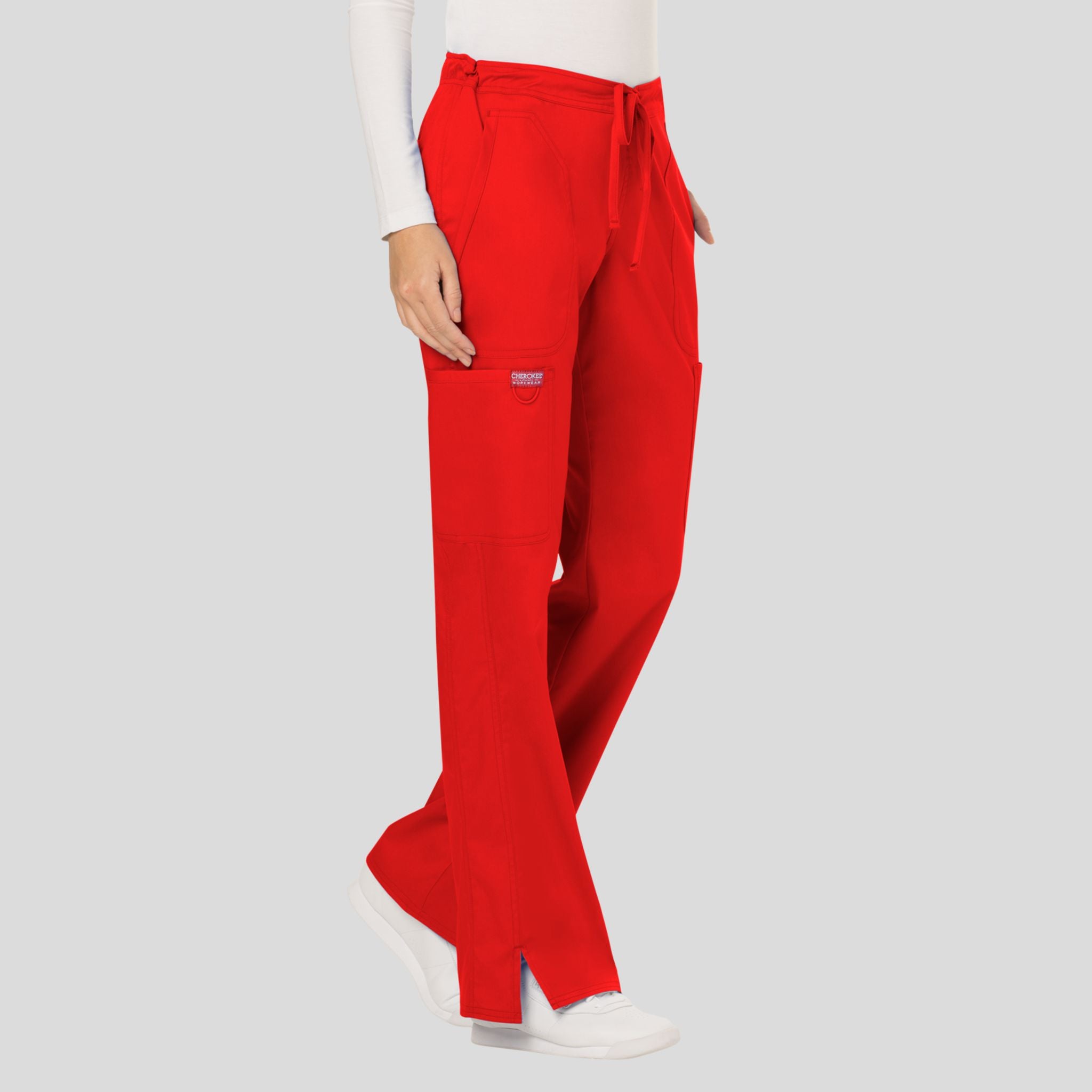 Women's Drawstring Flare Scrub Pant