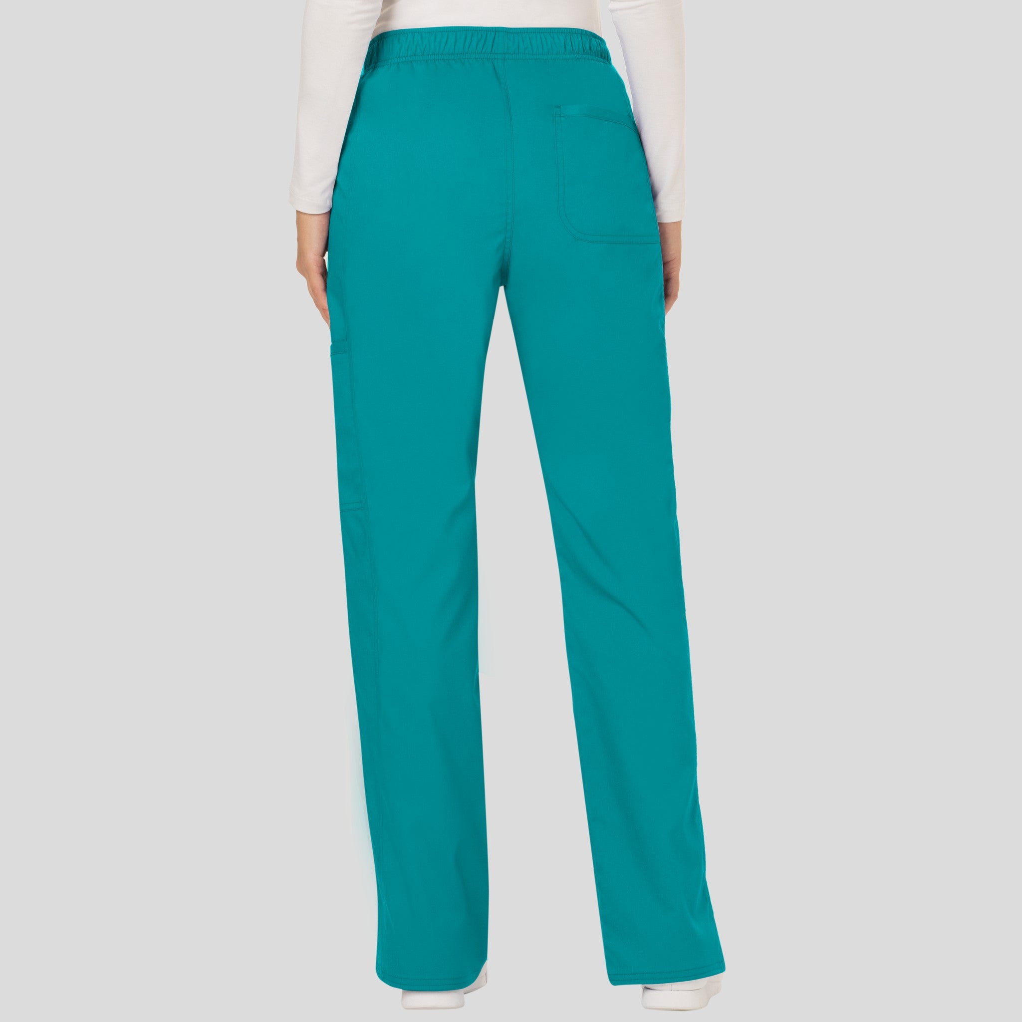 Women's Drawstring Flare Scrub Pant
