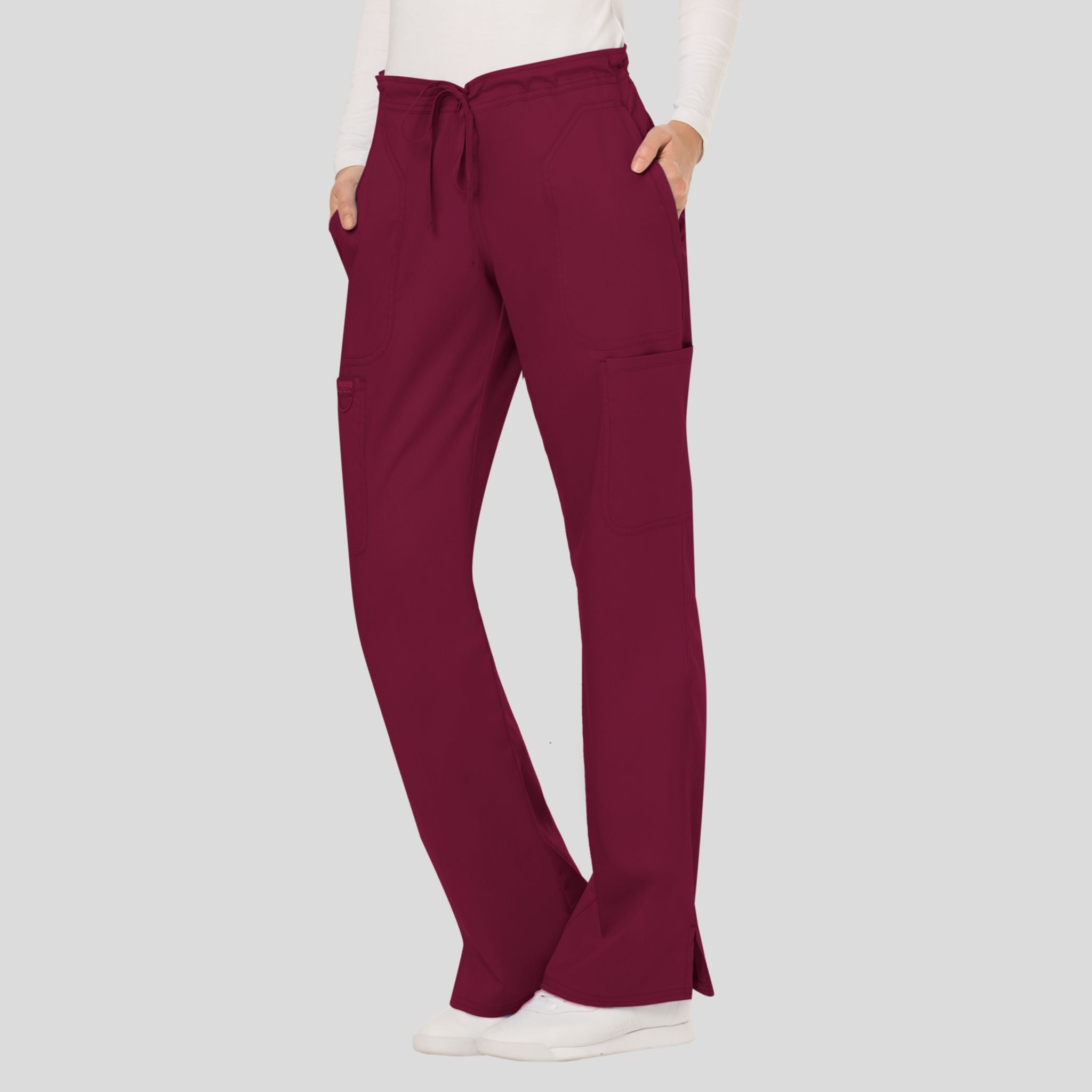 Women's Drawstring Flare Scrub Pant
