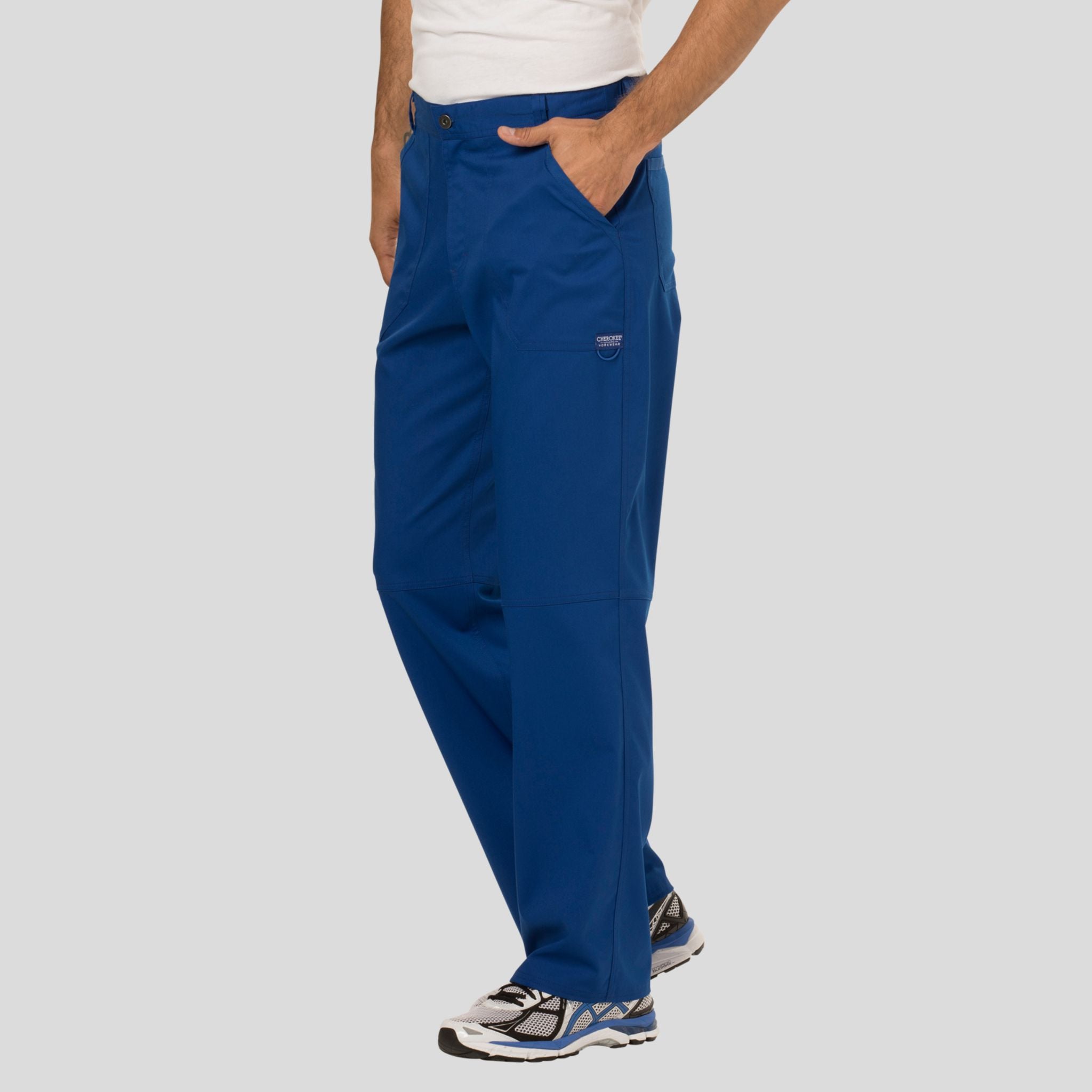Men's Zip Fly Cargo Scrub Pant