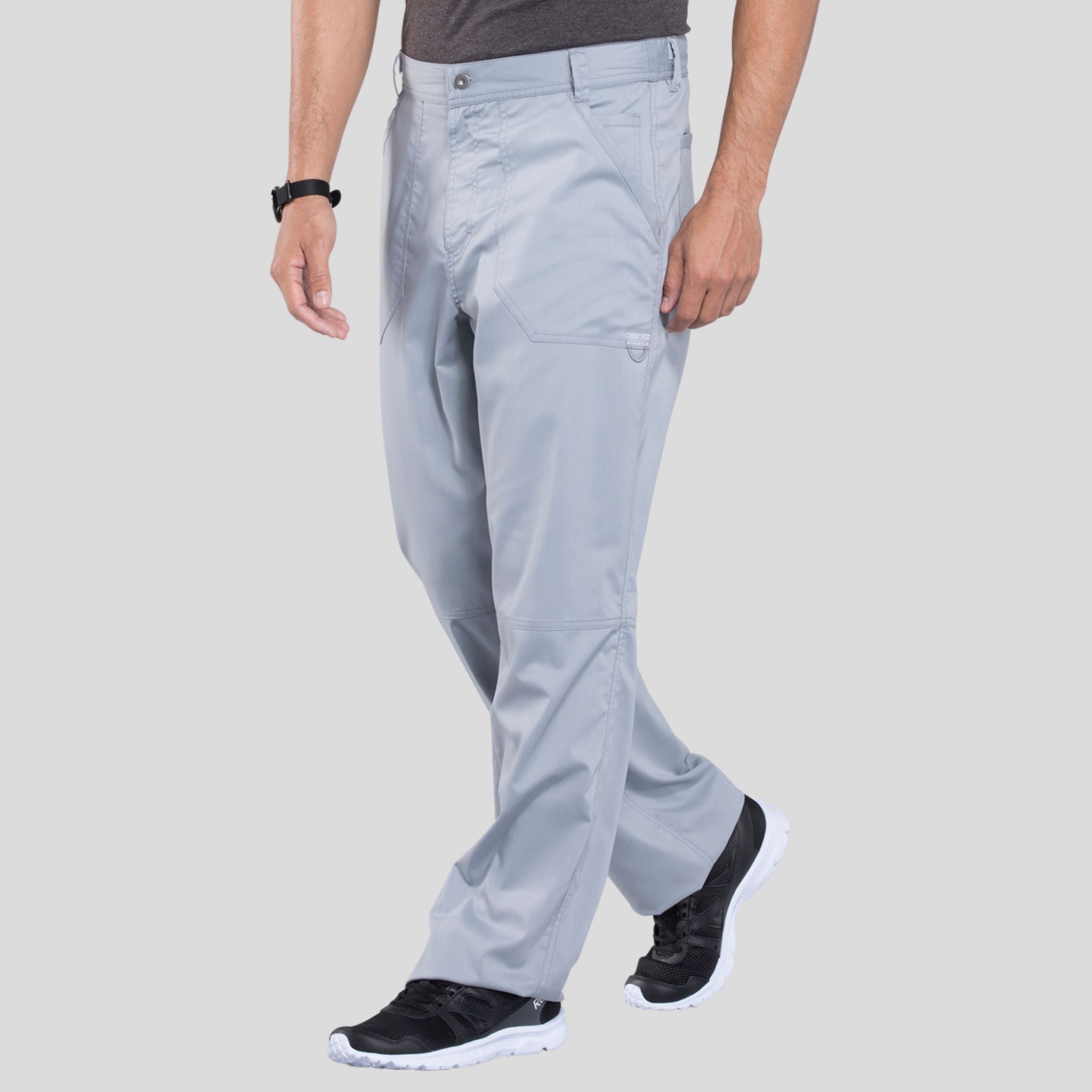 Men's Zip Fly Cargo Scrub Pant