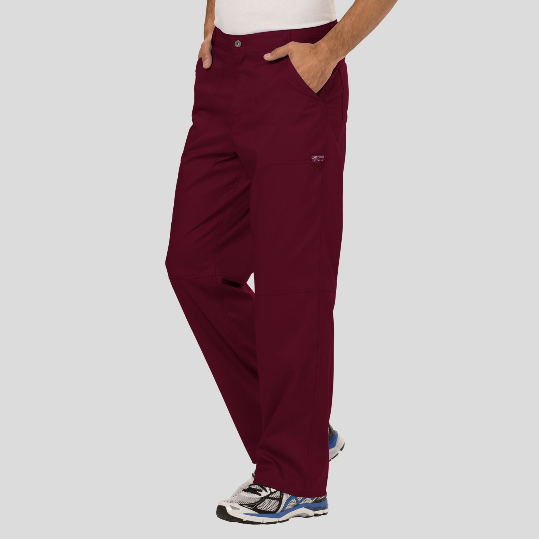 Men's Zip Fly Cargo Scrub Pant
