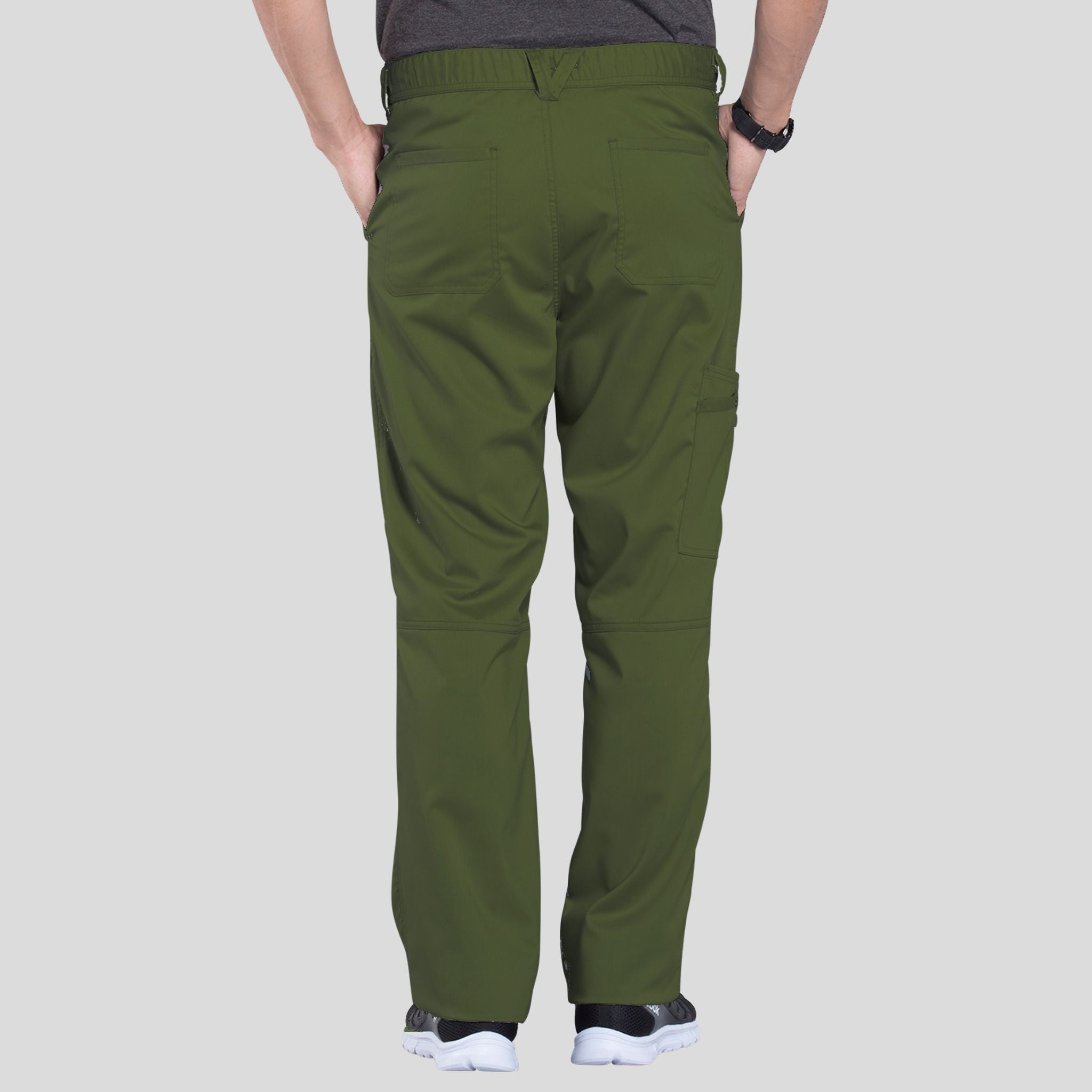 Men's Zip Fly Cargo Scrub Pant