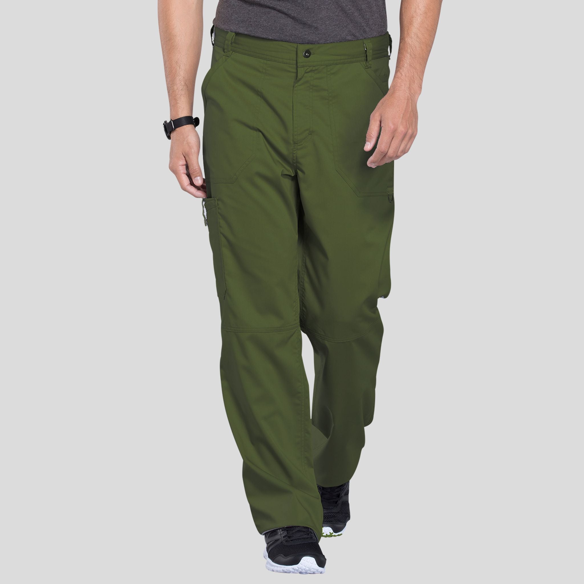 Men's Zip Fly Cargo Scrub Pant