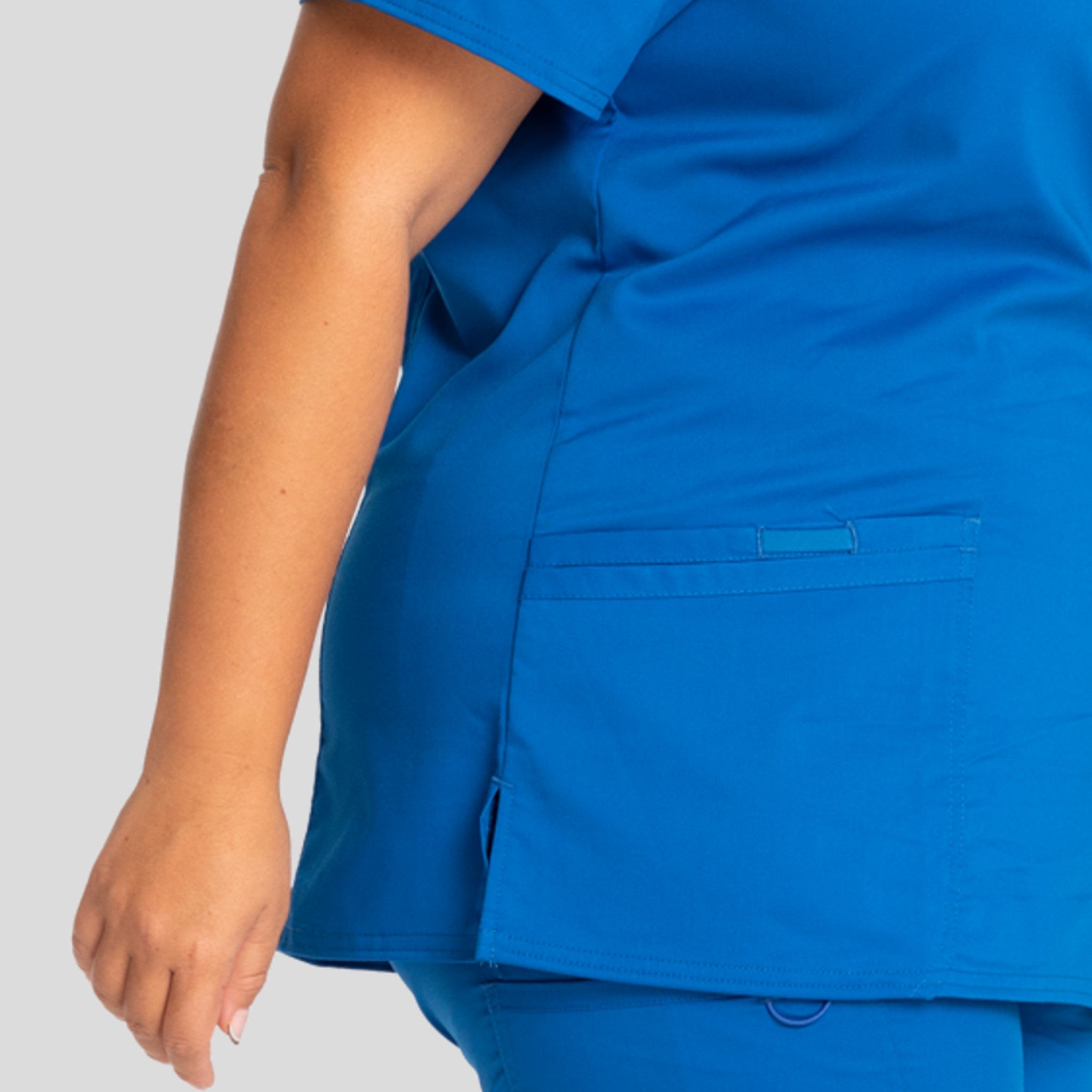 Women's V-Neck Solid Scrub Top